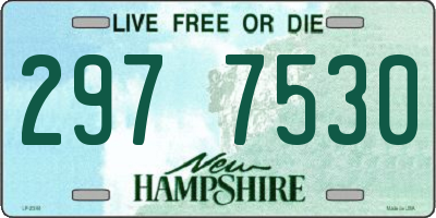 NH license plate 2977530