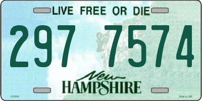NH license plate 2977574