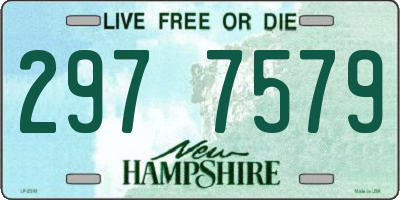 NH license plate 2977579