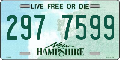 NH license plate 2977599
