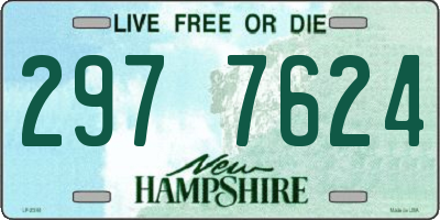 NH license plate 2977624