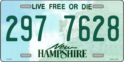 NH license plate 2977628