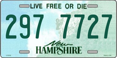 NH license plate 2977727