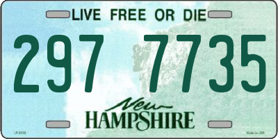 NH license plate 2977735