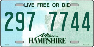 NH license plate 2977744