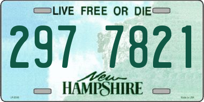 NH license plate 2977821