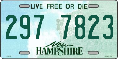 NH license plate 2977823