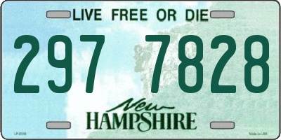 NH license plate 2977828