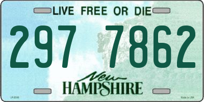 NH license plate 2977862