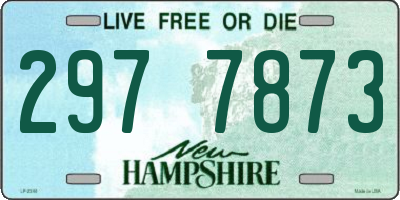 NH license plate 2977873