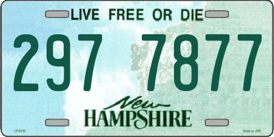 NH license plate 2977877