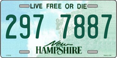 NH license plate 2977887