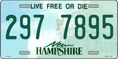 NH license plate 2977895