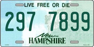 NH license plate 2977899
