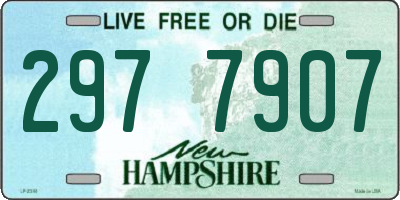 NH license plate 2977907