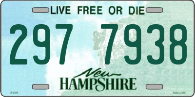 NH license plate 2977938