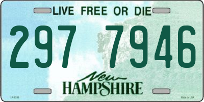 NH license plate 2977946