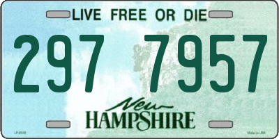 NH license plate 2977957