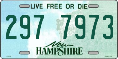 NH license plate 2977973