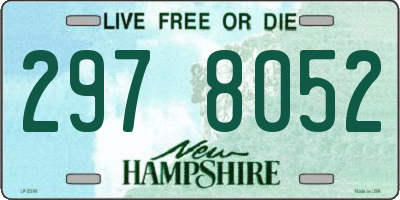 NH license plate 2978052