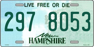 NH license plate 2978053