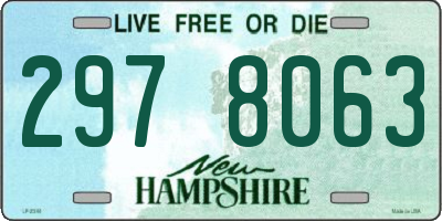NH license plate 2978063