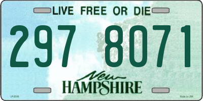 NH license plate 2978071