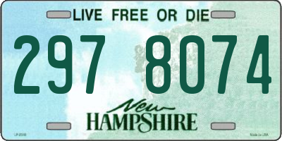 NH license plate 2978074