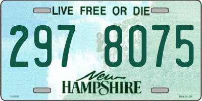 NH license plate 2978075