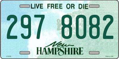NH license plate 2978082