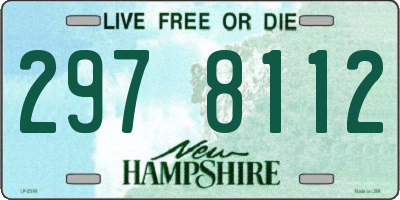 NH license plate 2978112