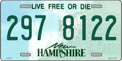 NH license plate 2978122