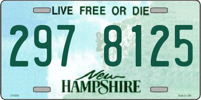NH license plate 2978125