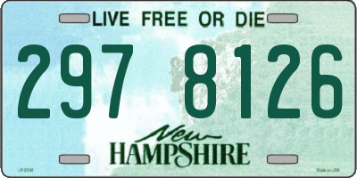 NH license plate 2978126