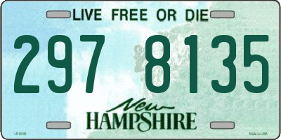 NH license plate 2978135
