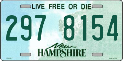 NH license plate 2978154