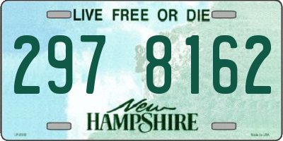 NH license plate 2978162