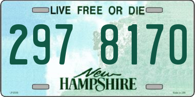 NH license plate 2978170