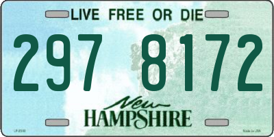 NH license plate 2978172