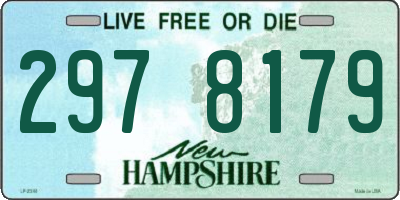 NH license plate 2978179