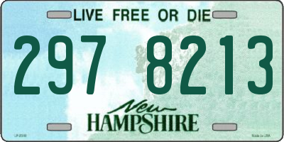 NH license plate 2978213