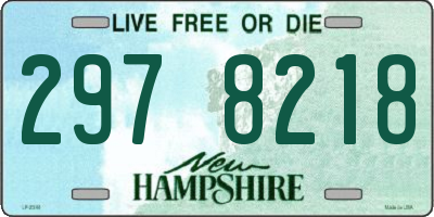 NH license plate 2978218