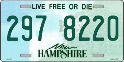 NH license plate 2978220