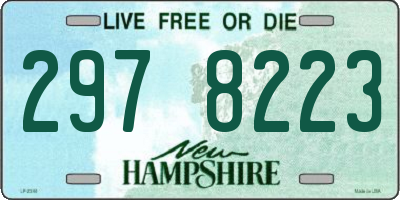 NH license plate 2978223