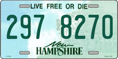NH license plate 2978270