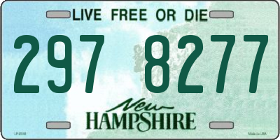 NH license plate 2978277