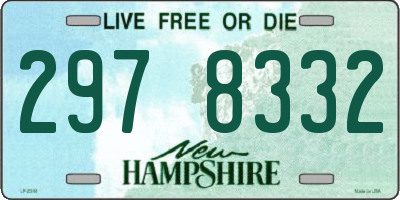 NH license plate 2978332