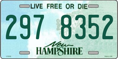 NH license plate 2978352