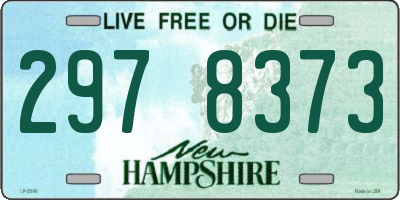 NH license plate 2978373
