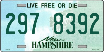 NH license plate 2978392